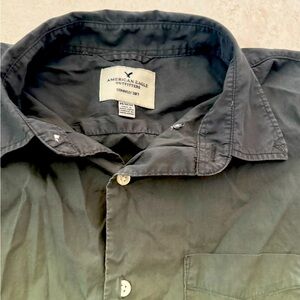 American eagle outfitters color fade cotton shirt men’s button down
